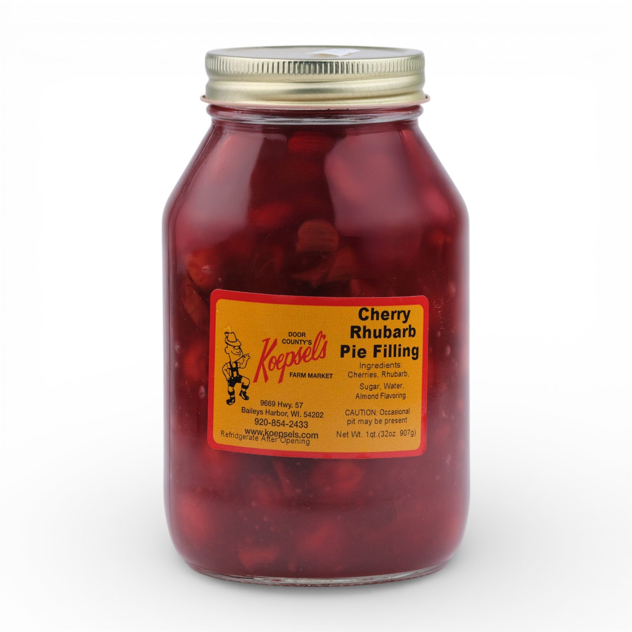 Cherry Rhubarb Pie Filling