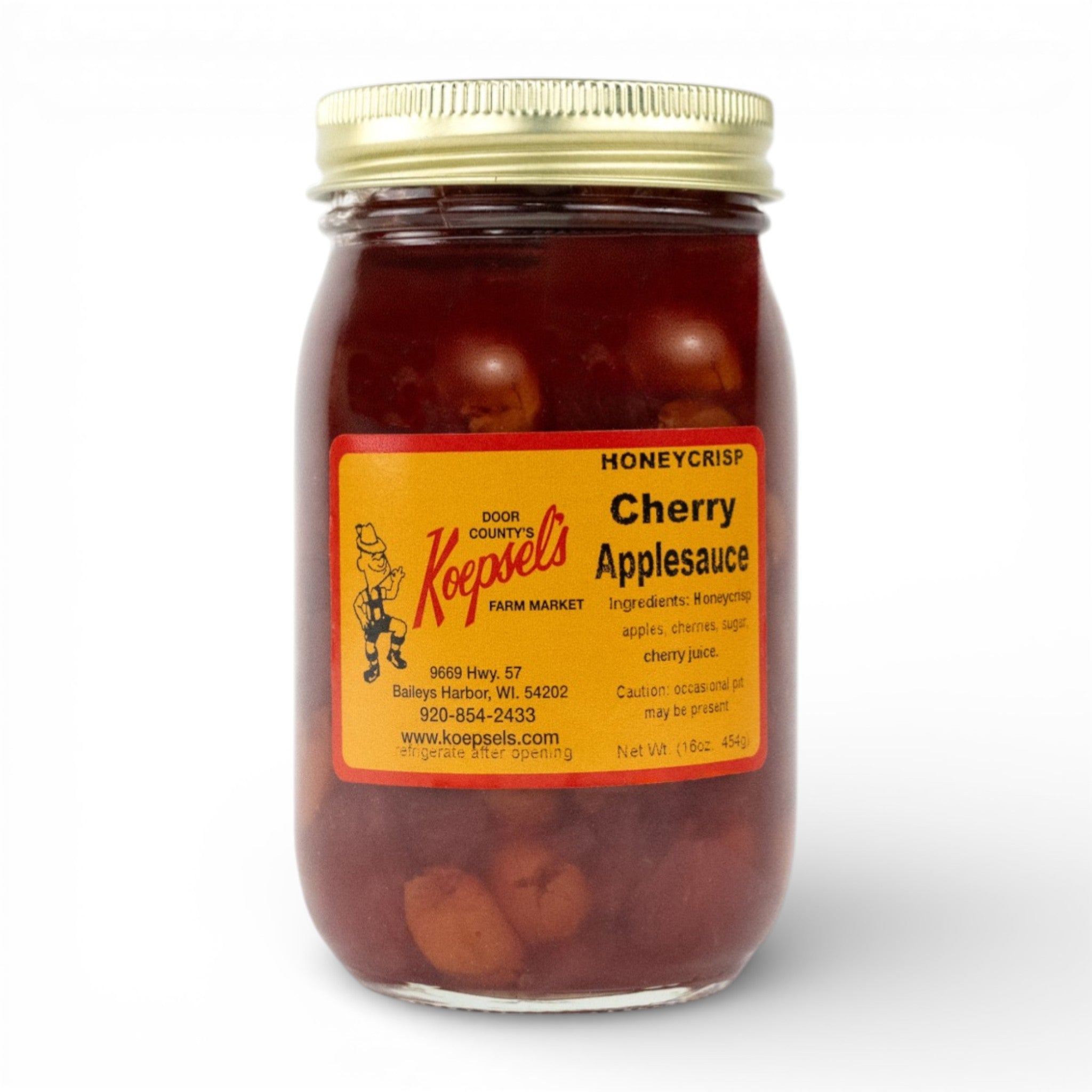 Honey Crisp Cherry Applesauce