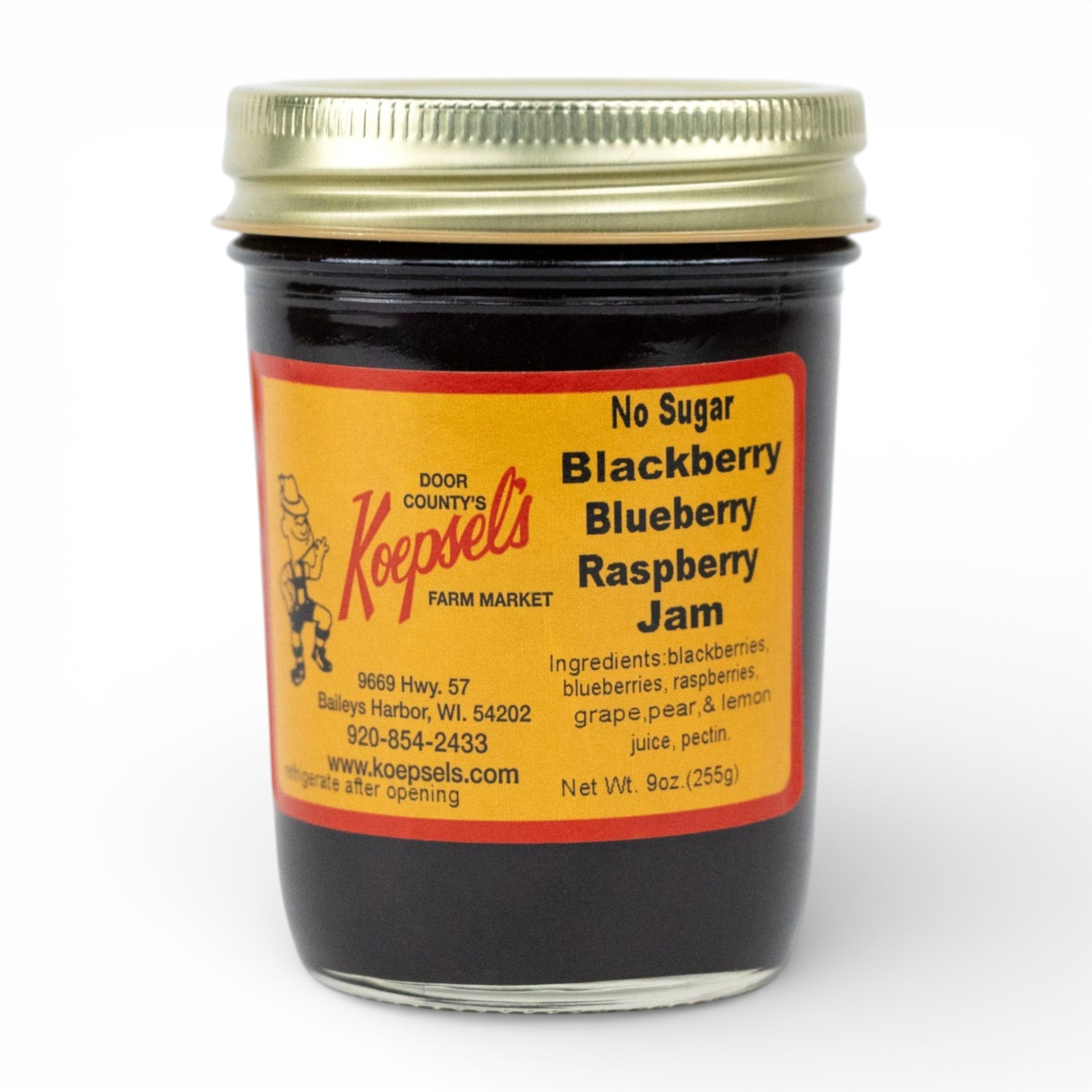 No Sugar Blackberry Blueberry Raspberry Jam
