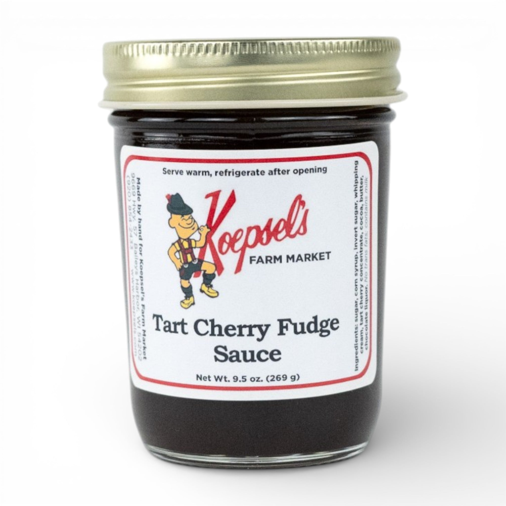 Tart Cherry Fudge Sauce | Door County Cherry Dessert Topping