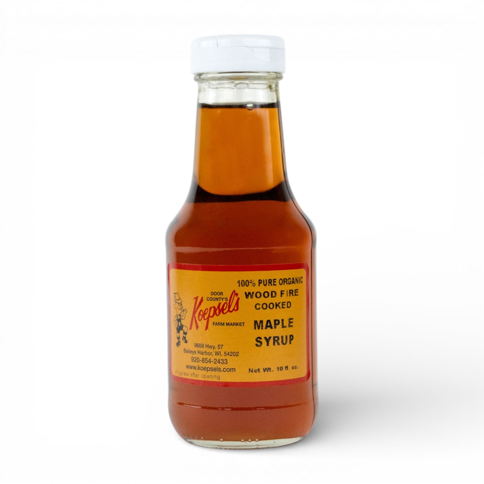 100% Pure Organic Wood Fire Cooked Maple Syrup