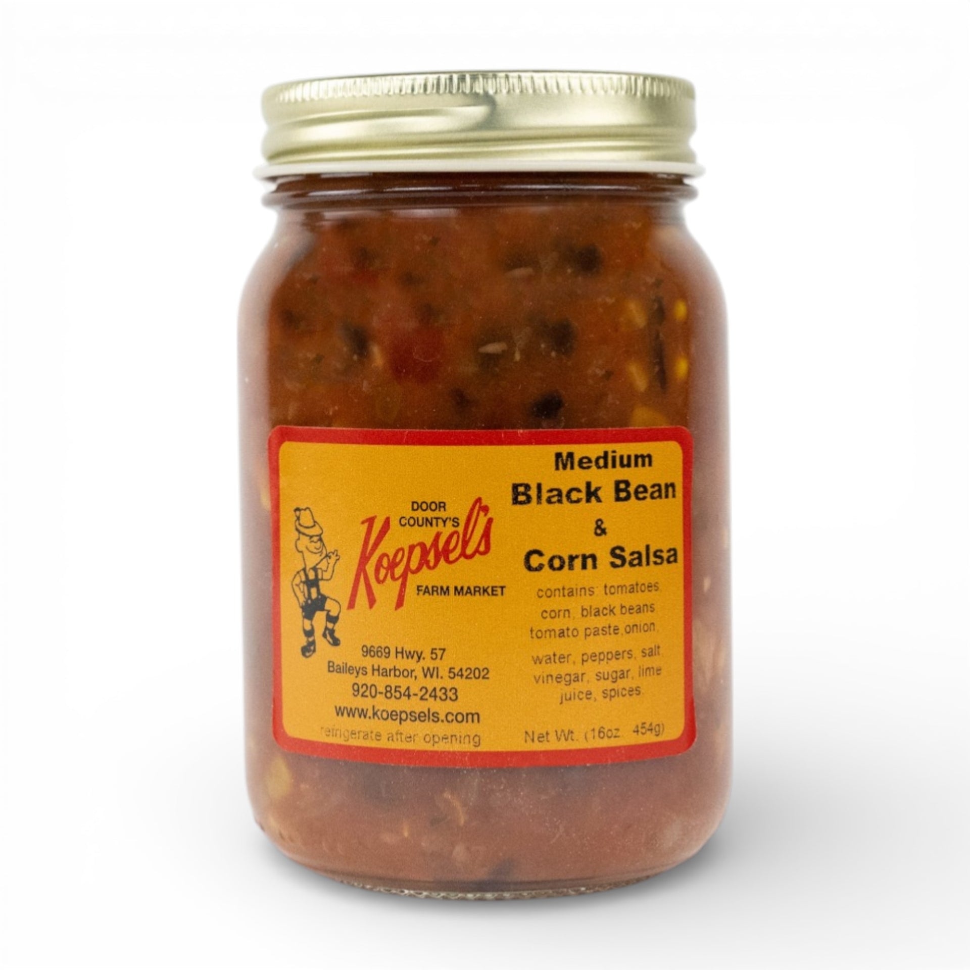 Medium Black Bean & Corn Salsa