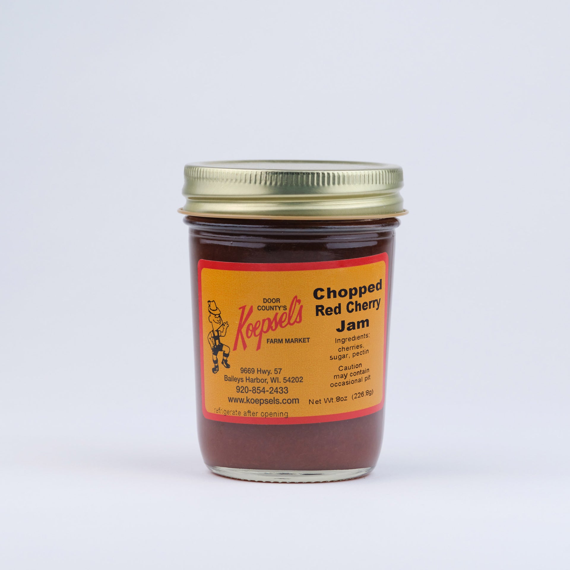 Chopped Red Cherry Jam