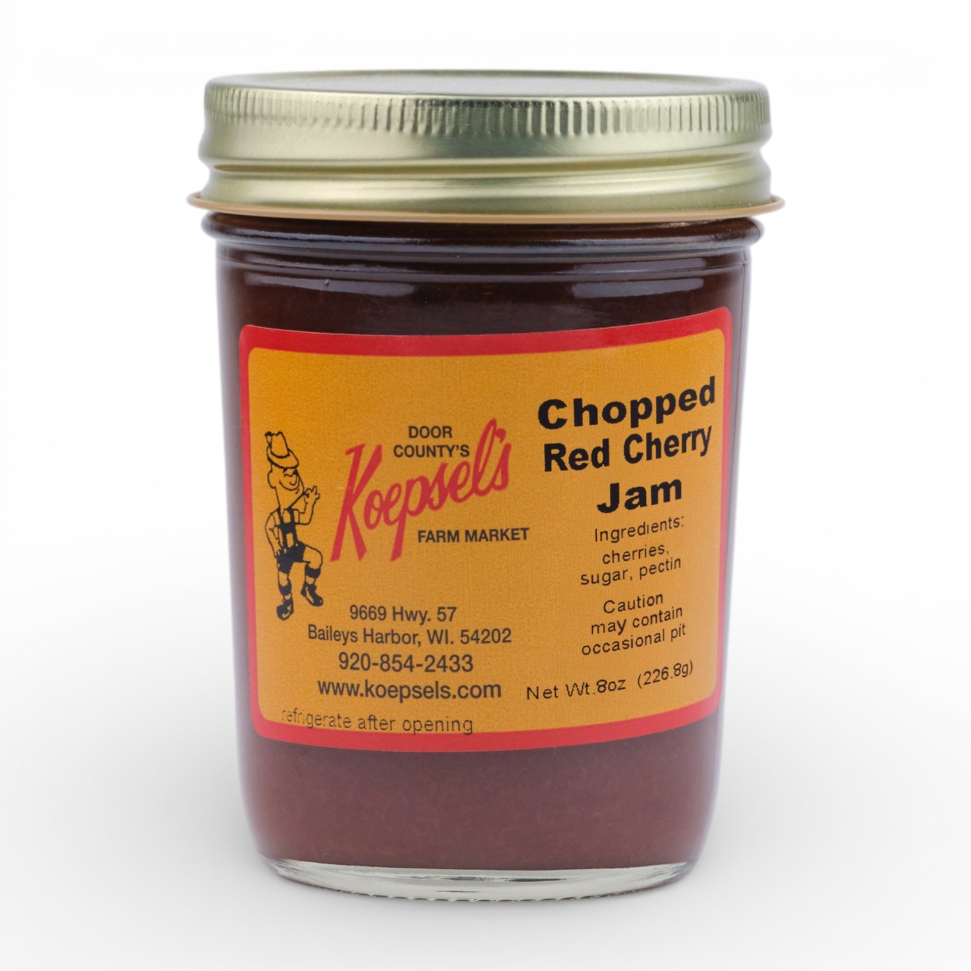 Chopped Red Cherry Jam