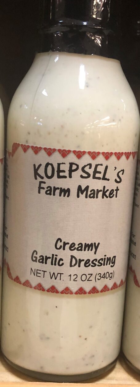 Creamy Garlic dressing