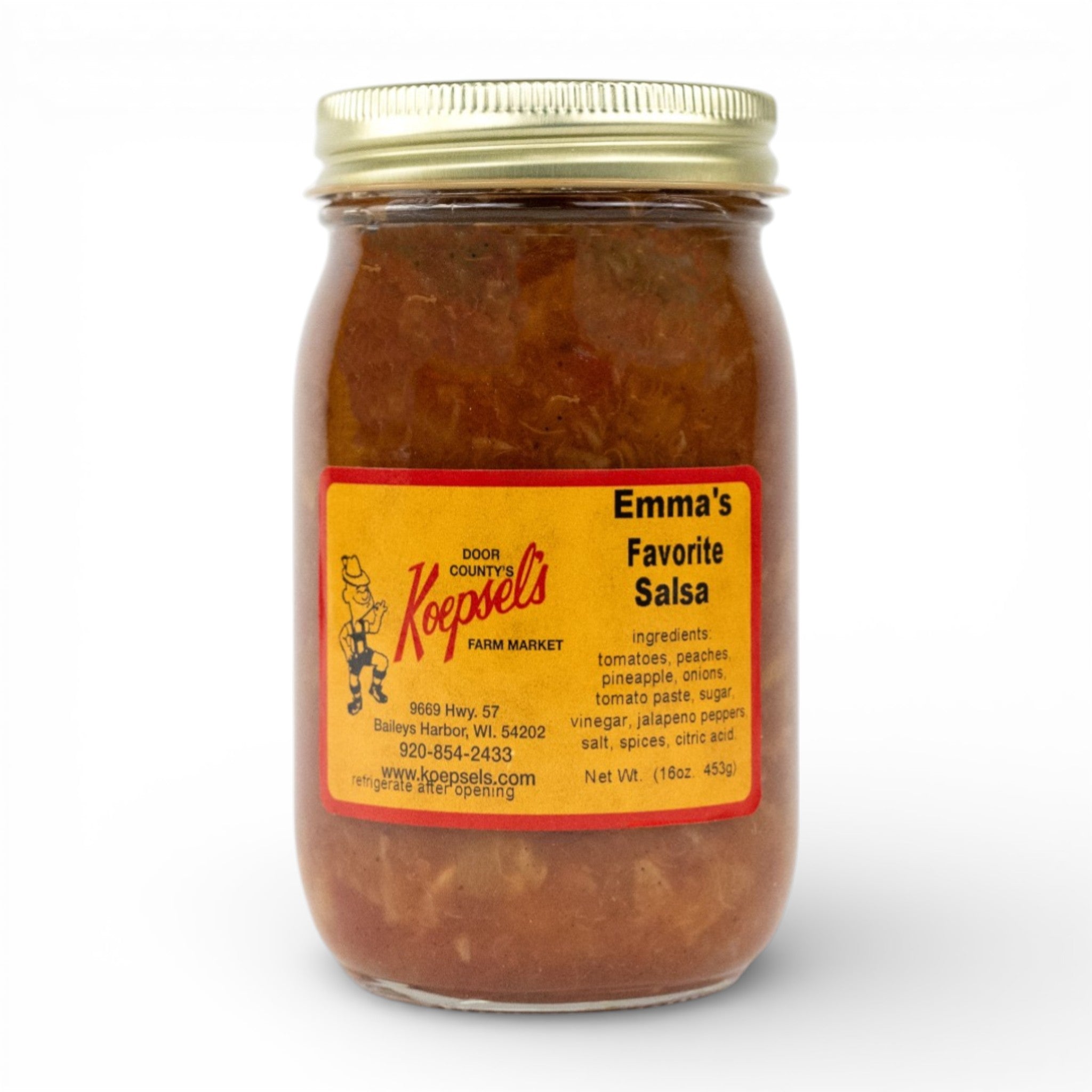 Homemade Door County Salsa
