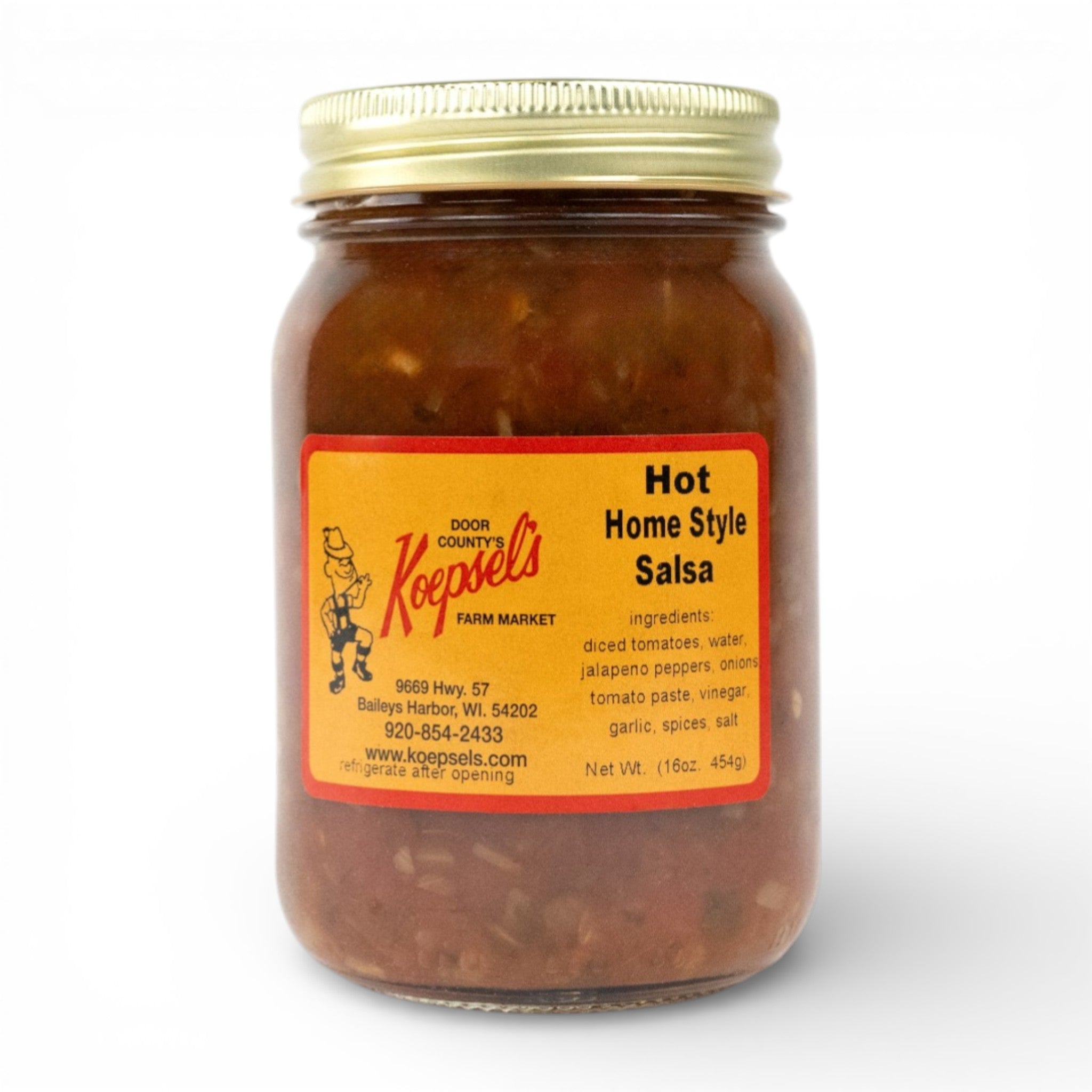 Homemade Door County Salsa