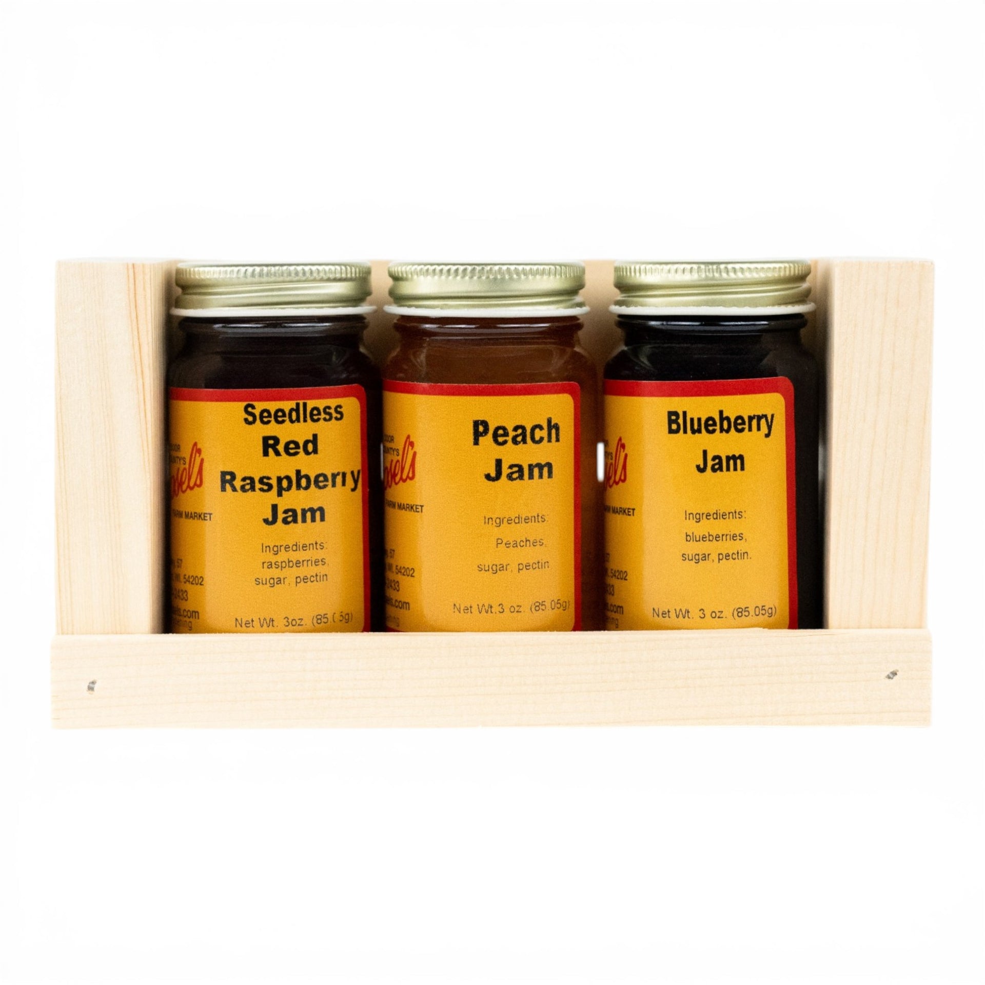 Door County Mixed Jam Mini Sampler Crate