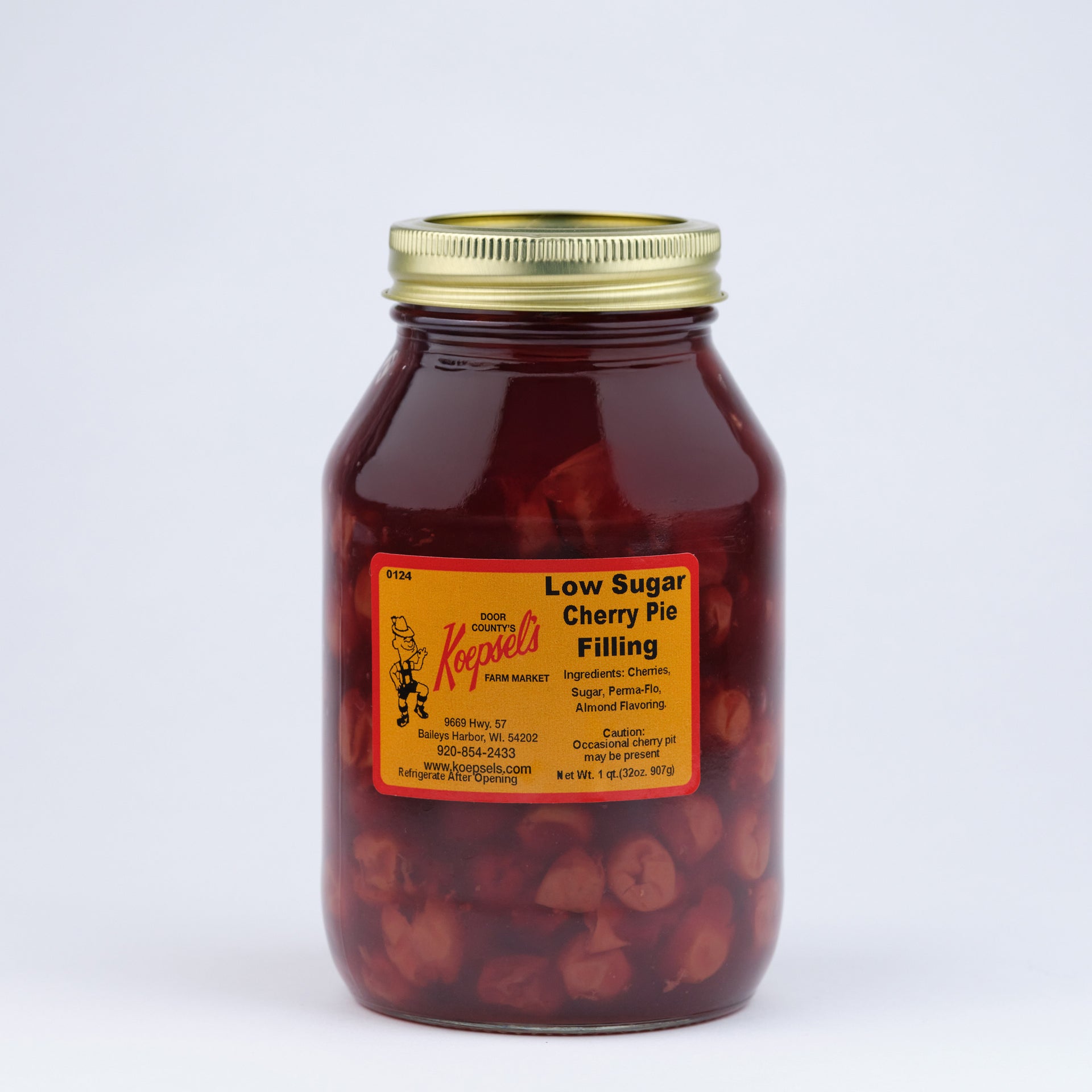 Low Sugar Cherry Pie Filling