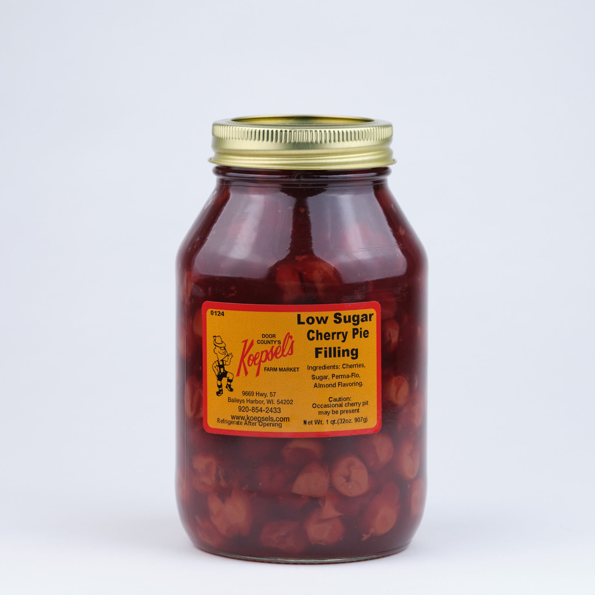 Low Sugar Cherry Pie Filling
