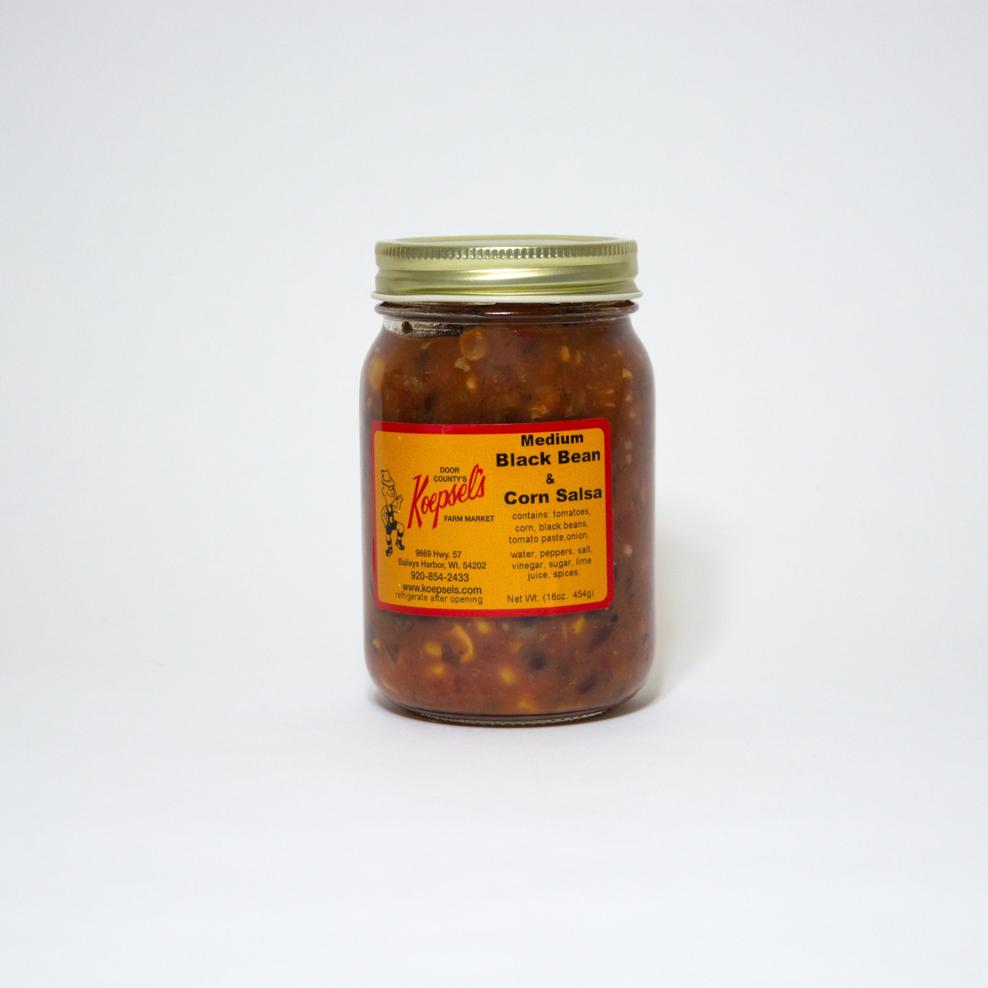 Medium Black Bean & Corn Salsa
