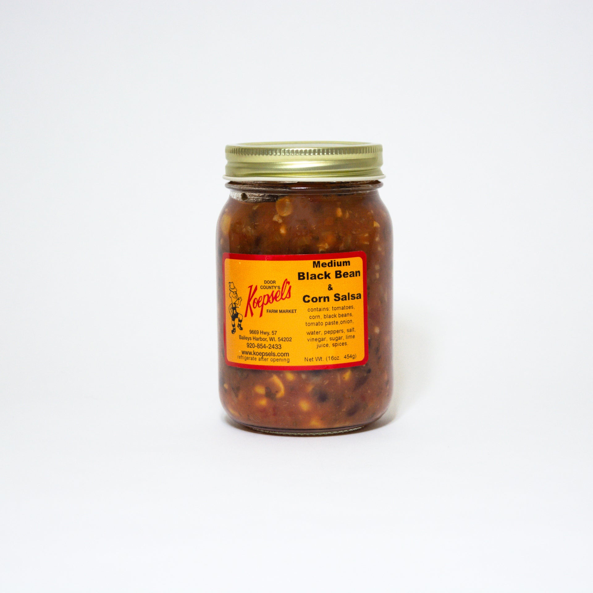 Medium Black Bean & Corn Salsa