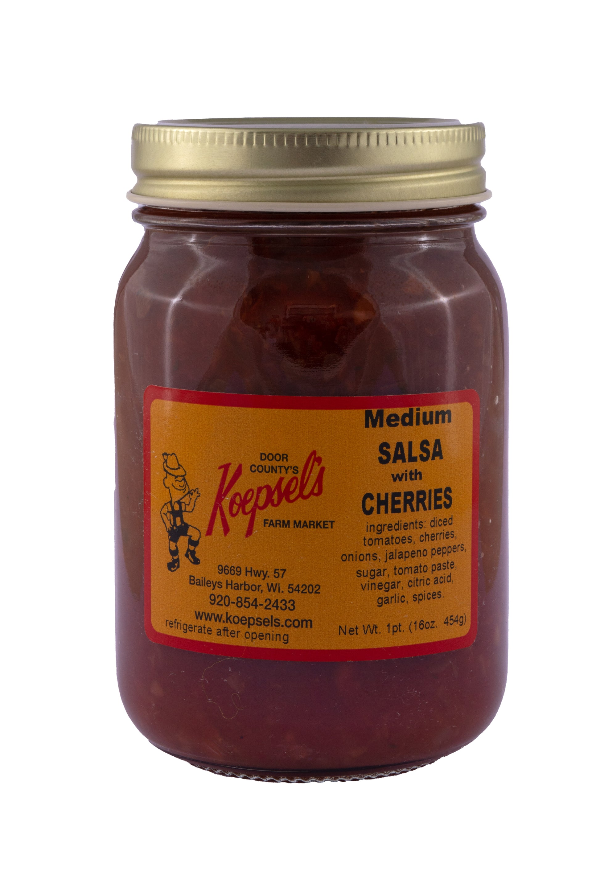 Medium Salsa with Cherries