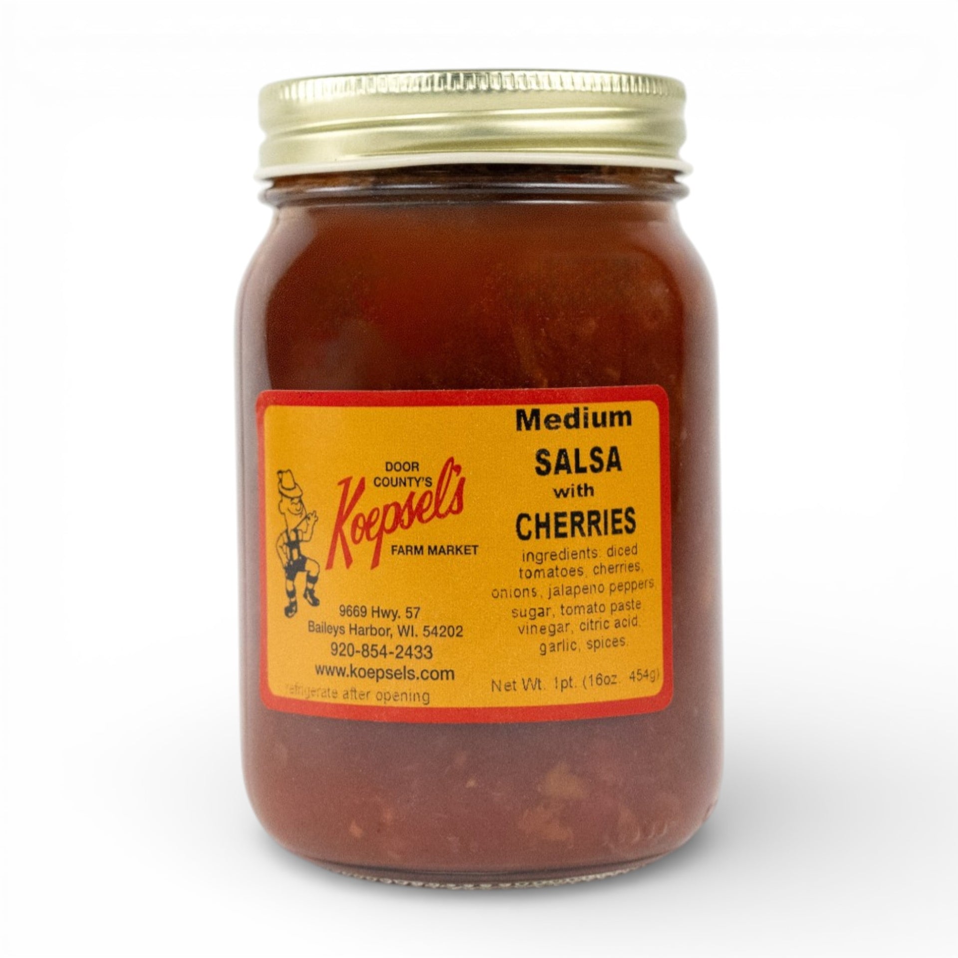 Medium Salsa with Cherries