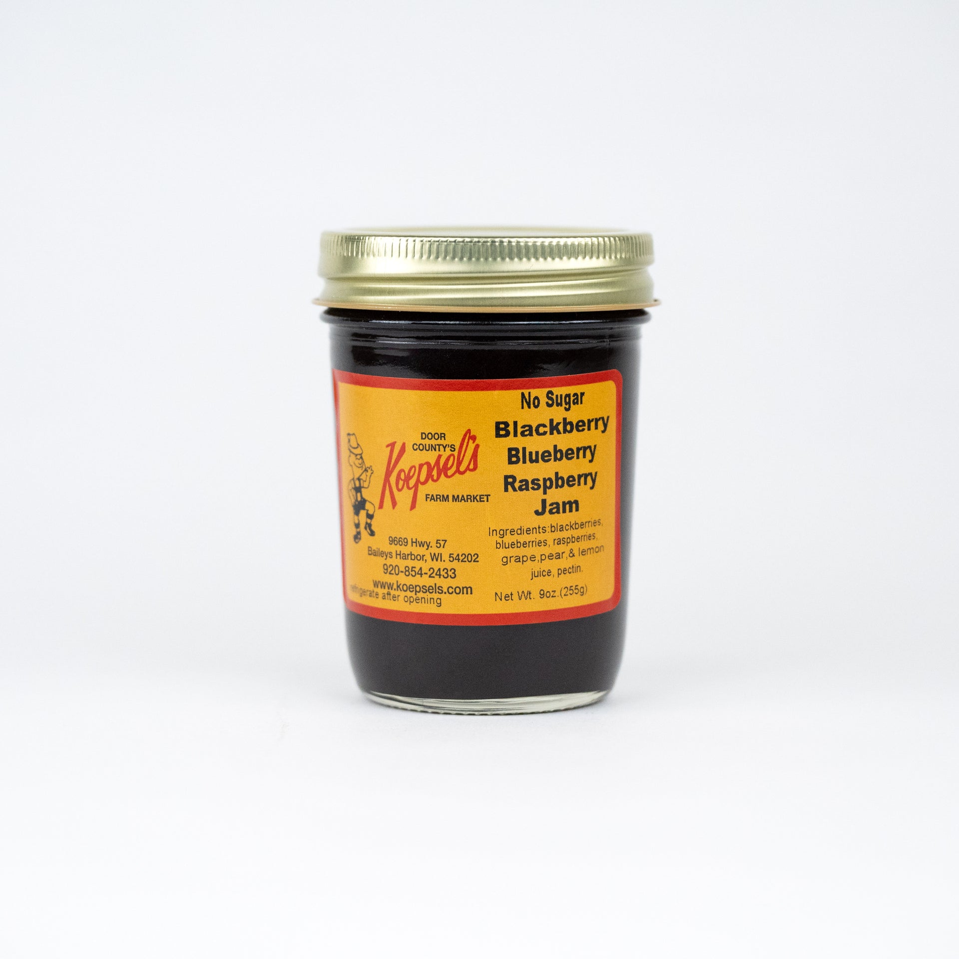 No Sugar Blackberry Blueberry Raspberry Jam