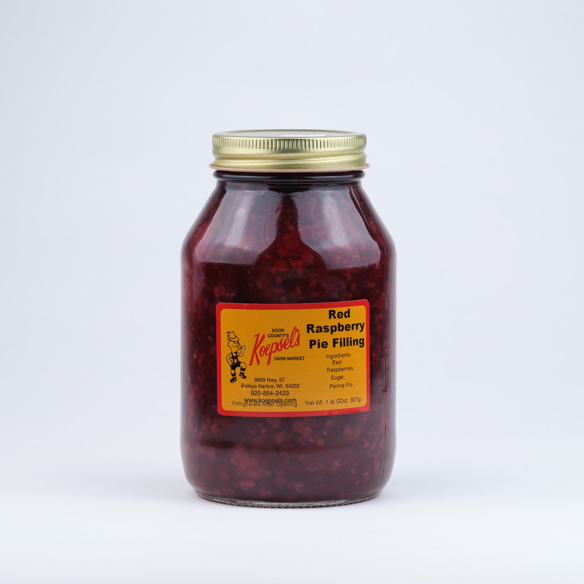 Red Raspberry Pie Filling
