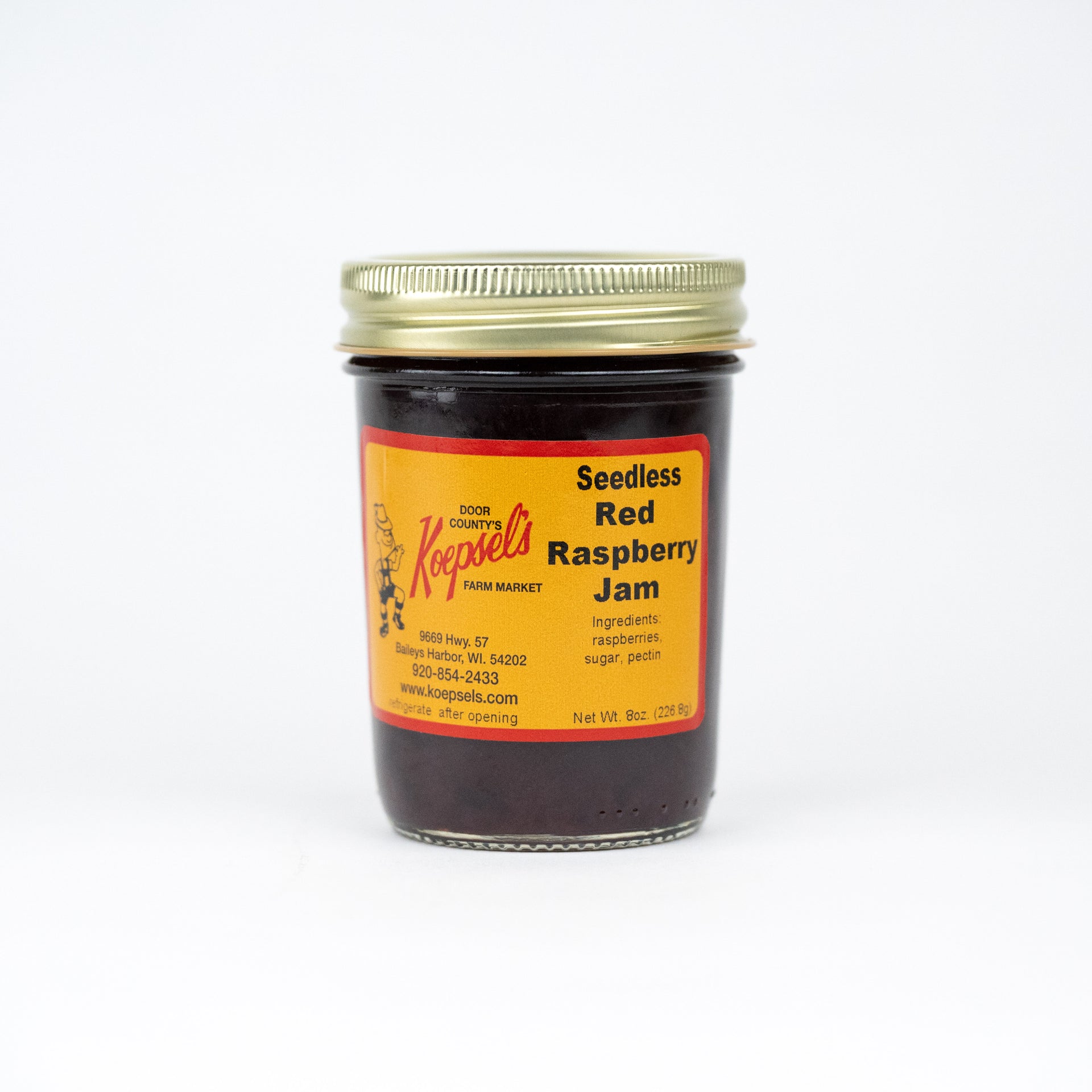 Seedless Red Raspberry Jam