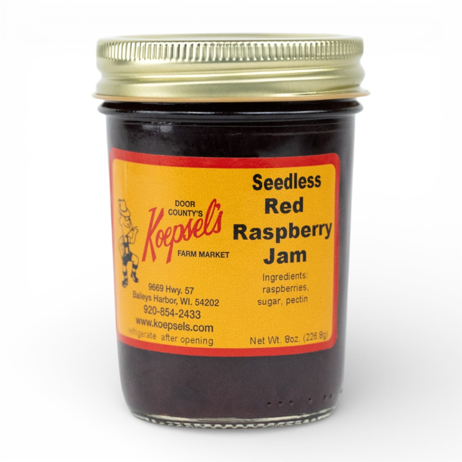 Seedless Red Raspberry Jam