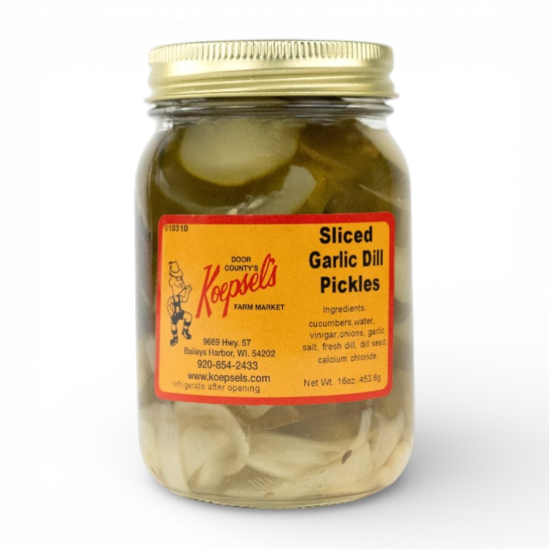 Sliced Garlic Dill Pickles
