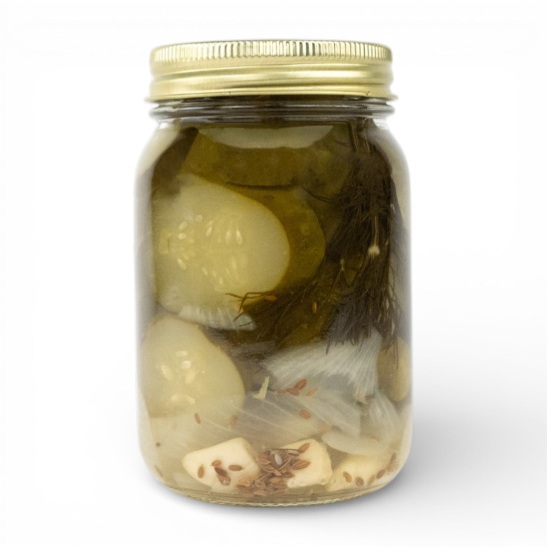 Sliced Garlic Dill Pickles