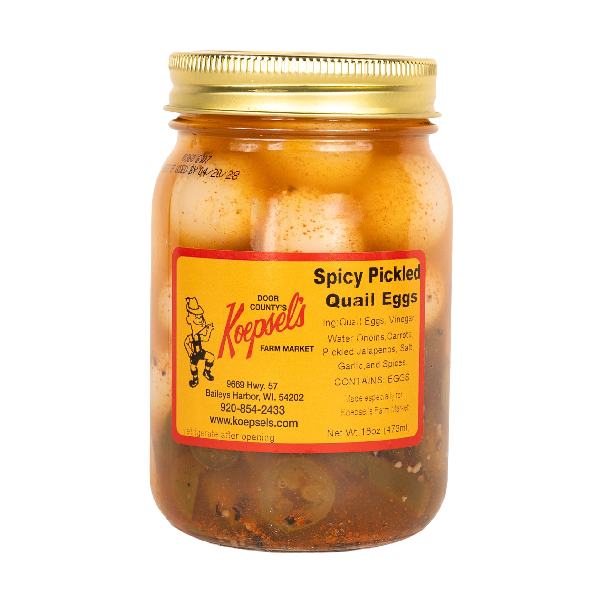 Spicy Pickled Quail Eggs