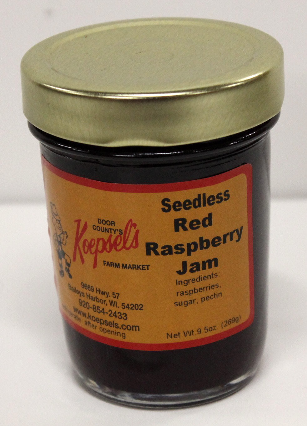 Seedless Red Raspberry Jam
