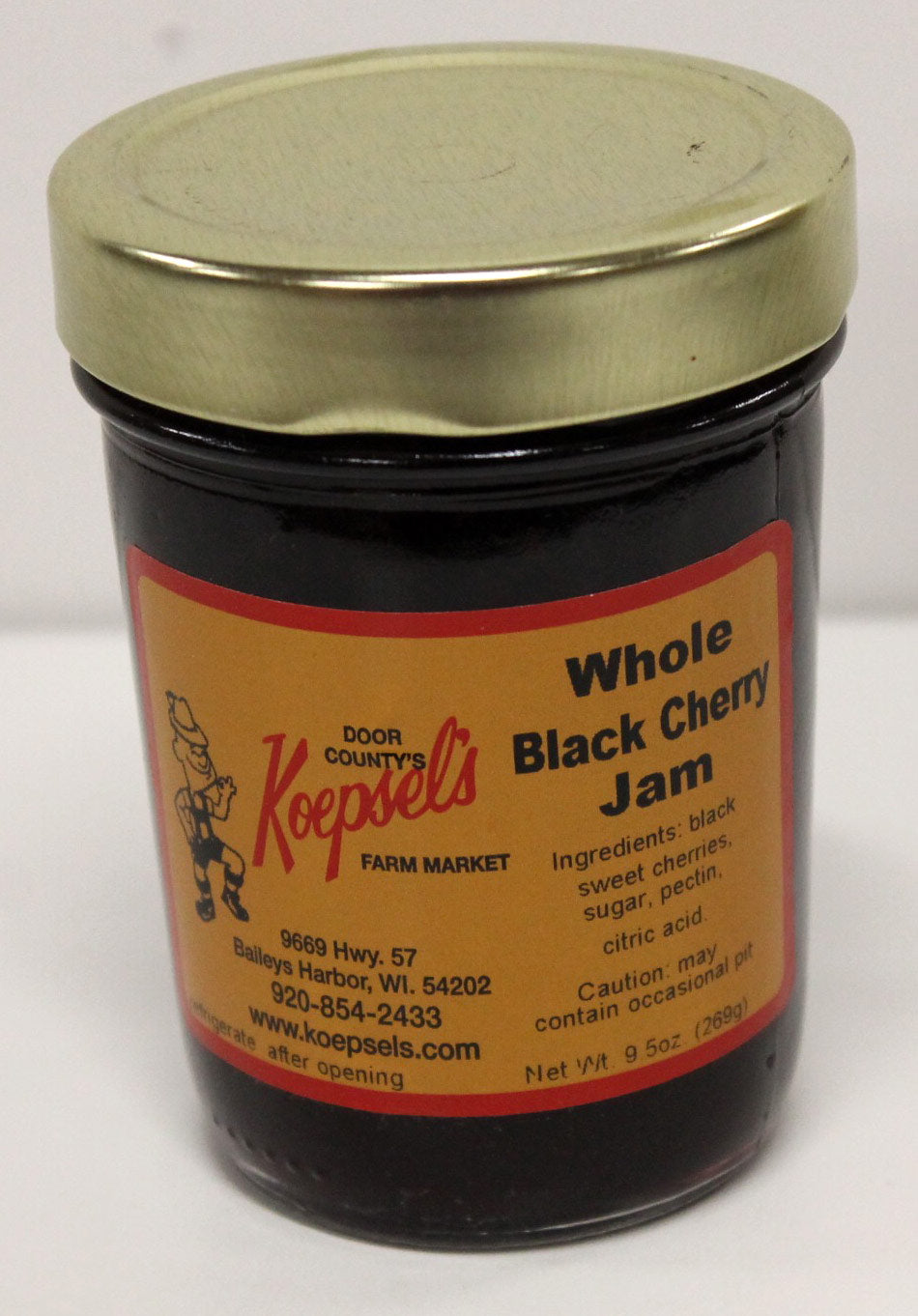 Whole Black Sweet Cherry Jam